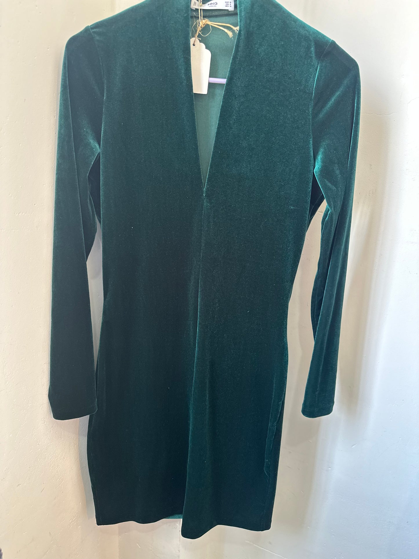 Vestido Verde de terciopelo (Segunda mano)